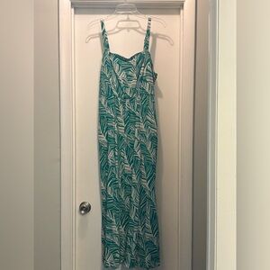 Lily Rose Blue Sleeveless Spaghetti Strap Sundress